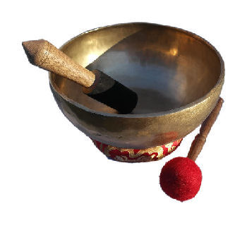 Hand hammer authentic singing bowl set 10" SB-075 - Click Image to Close